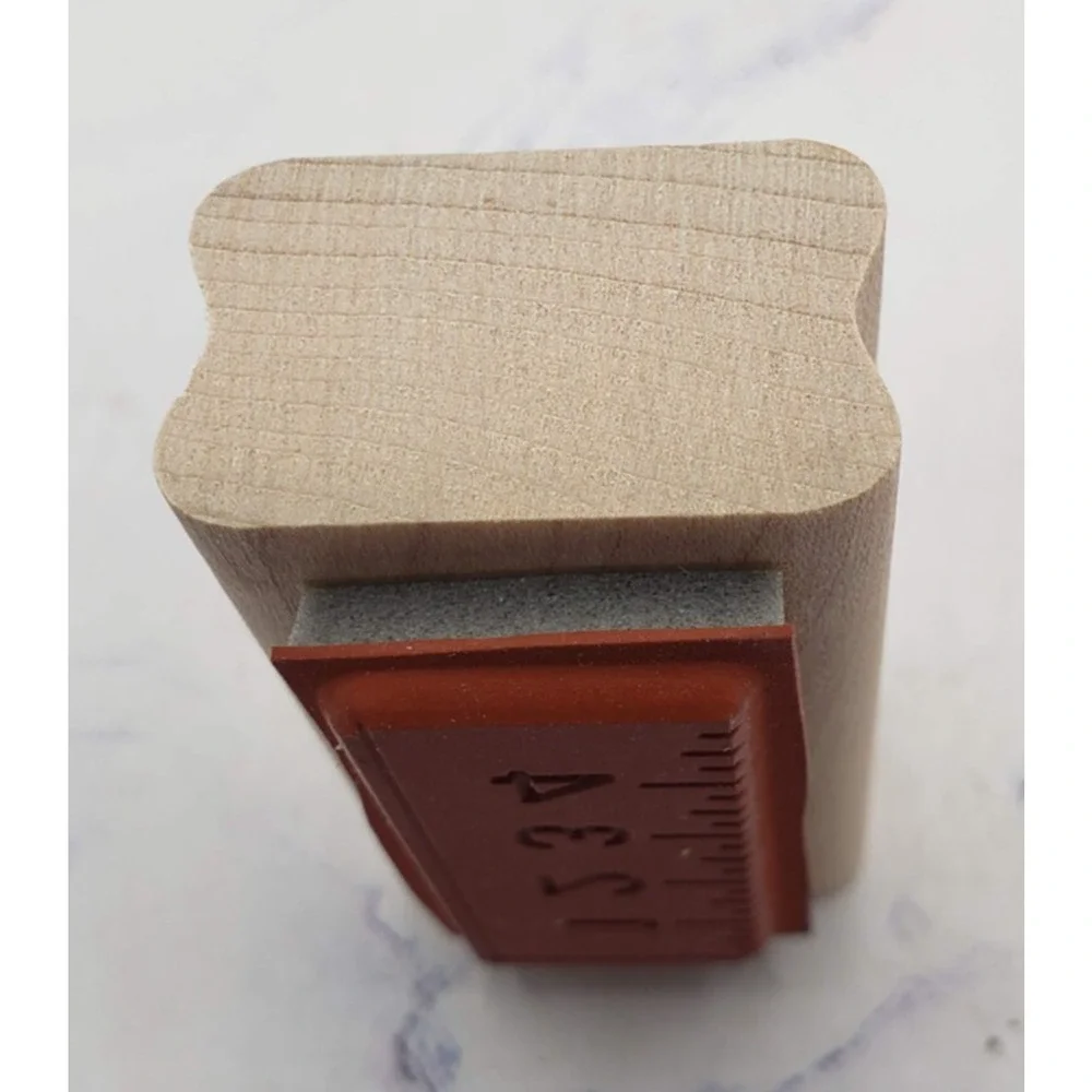 Stampin' Up! Rubber Stamp Teacher's Ruler School Wood Mounted Rubber Stamp